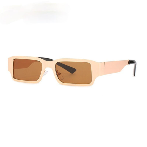 Fashion Modern Square Sunglasses Women Vintage Metal Punk Sun Glasses Men Hip Hop Shades Female Show