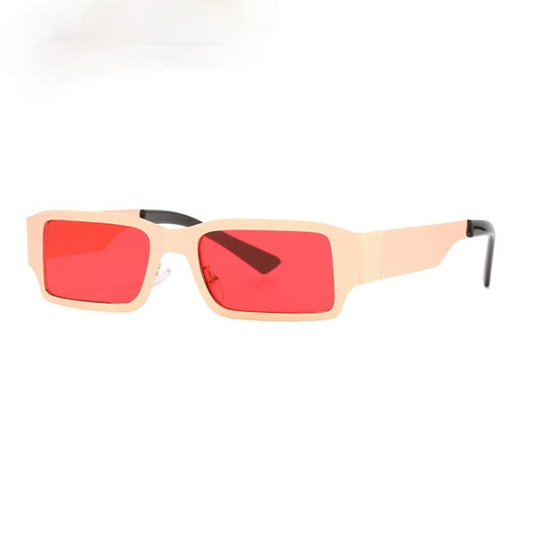 Fashion Modern Square Sunglasses Women Vintage Metal Punk Sun Glasses Men Hip Hop Shades Female Show