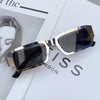 Fashion Modern Square Sunglasses Women Vintage Metal Punk Sun Glasses Men Hip Hop Shades Female Show