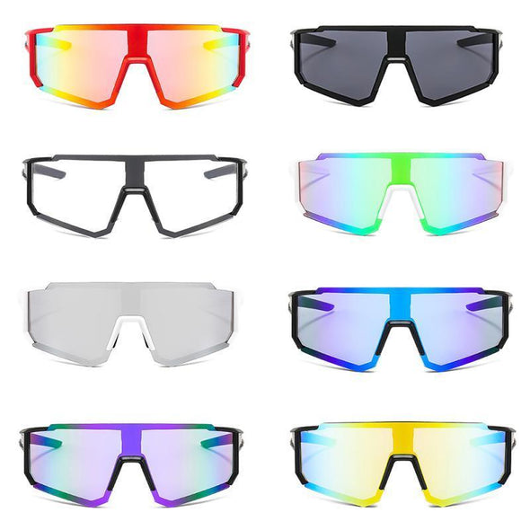 New Sport Cycling Glasses Outdoor Colorful Men UV400 PC Windproof Bike Goggles Cycling Eyewear Bicycle Sunglasses