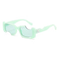 New Women Retro Sunglasses Men's Fashion Vintage White Sun glasses Blue Ladies Sunglasses Women's Shadow Retro glasses