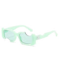New Women Retro Sunglasses Men's Fashion Vintage White Sun glasses Blue Ladies Sunglasses Women's Shadow Retro glasses