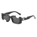 New Women Retro Sunglasses Men's Fashion Vintage White Sun glasses Blue Ladies Sunglasses Women's Shadow Retro glasses