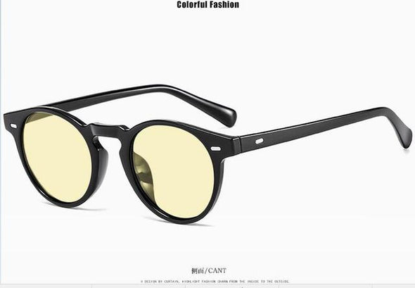 2023 Round Sunglasses Men Brand  Vintage Small Sun Glasses Ladies Glasses Women  Luxury Designer Eyeglasses UV400