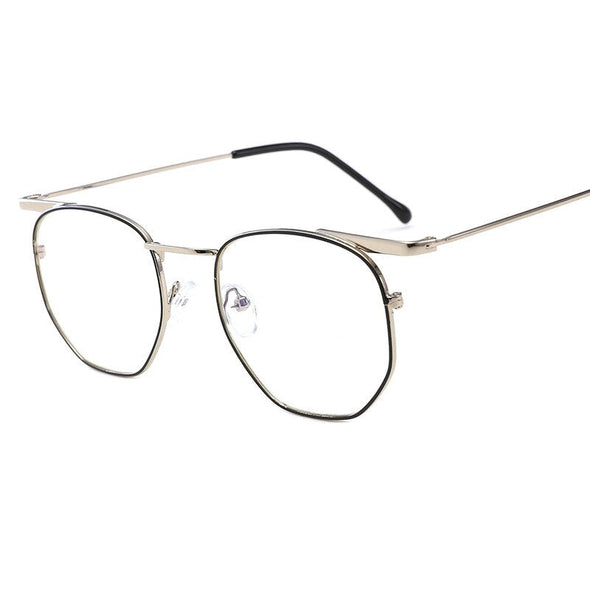 Trends Metal Frame Optical Eyeglasses Blue Light Blocking Glasses For Men Clear Computer Spectacles Square Gaming Eyewear