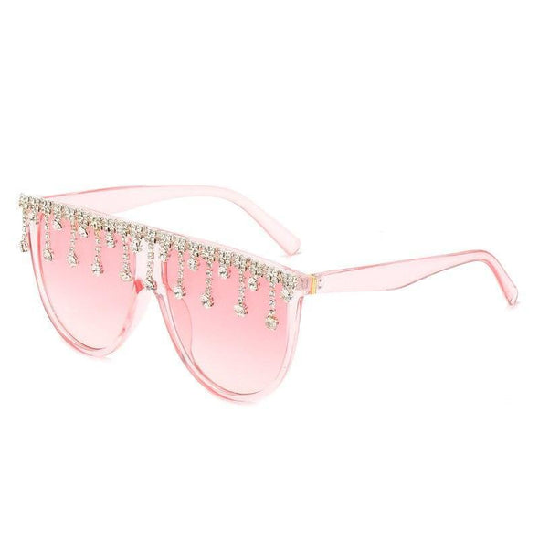 2021 Vintage Fashion Luxury Brand Designer Diamond Sunglasses Women Crystal Rhinestone Frame Sun Glasses For Female Ladies UV400