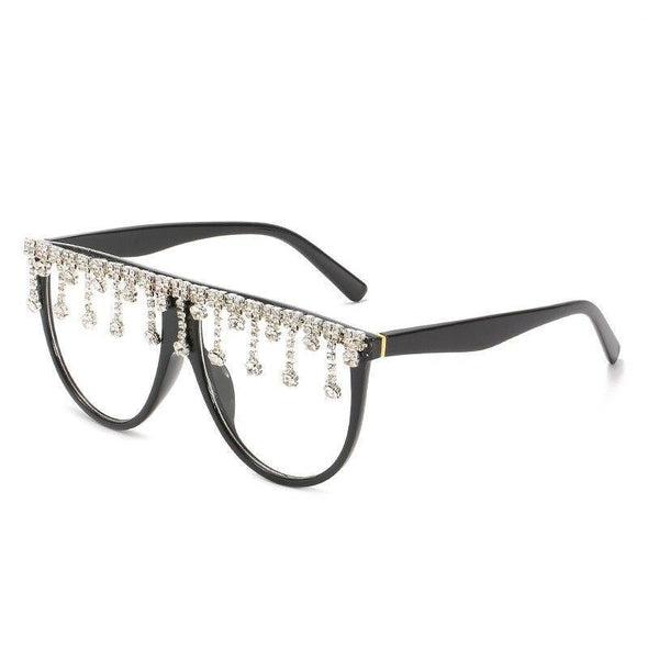 2021 Vintage Fashion Luxury Brand Designer Diamond Sunglasses Women Crystal Rhinestone Frame Sun Glasses For Female Ladies UV400