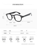 2023 Style Glasses Men Retro Vintage Prescription Glasses Women Optical Spectacle Frame Clear lens