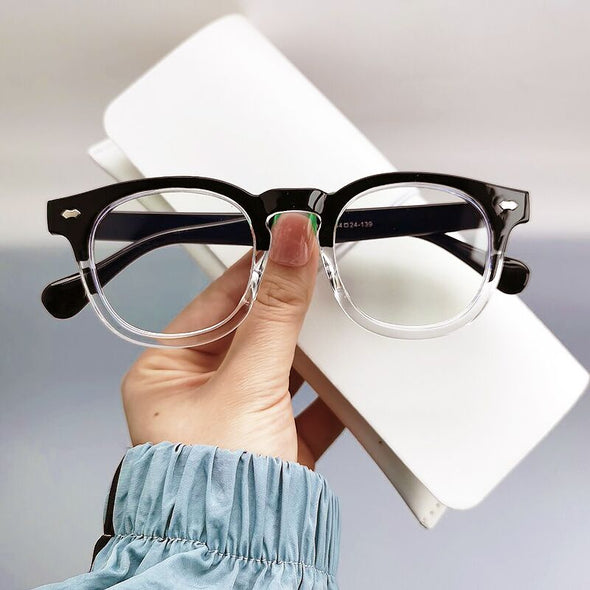 2023 NEW Anti Blue Light Blocking Glasses  Vintage Computer Glasses Men's Gaming Myopia Optical Spectacle Eye glasses Frame