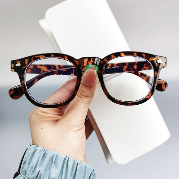 2023 NEW Anti Blue Light Blocking Glasses  Vintage Computer Glasses Men's Gaming Myopia Optical Spectacle Eye glasses Frame