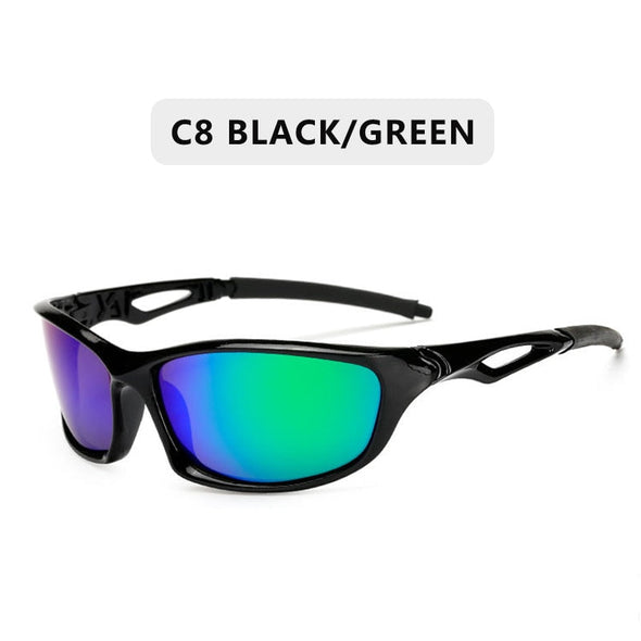 2023 New Polarized Sunglasses Men Brand Designer Square Sports Sun Glasses for Men Driving Fishing Black Frame Goggle UV400