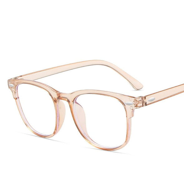 Trends Office Anti Blue Light Oversized Retro Computer Glasses Women Blue Blocking Gaming Big Size for Men Eyeglasses Frame
