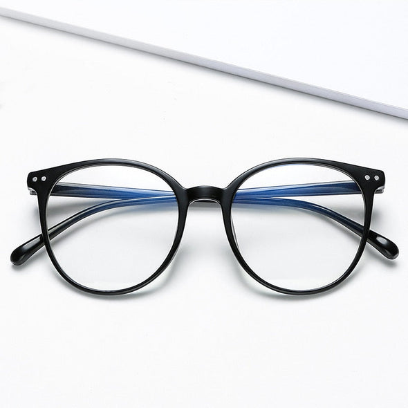 Trends Office Anti Blue Light Oversized Retro Computer Glasses Women Blue Blocking Gaming Big Size for Men Eyeglasses Frame