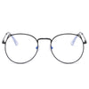 Trends Women Office Anti Blue Light Oversized Computer Glasses Cat Eye Female Blue Blocking Big Size Eyeglasses Alloy Frame