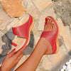 Zoloss Comfortable Breathable  Platform Flat Sandals