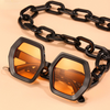 Oversized Luxury Polygon Sunglasses Men Women Fashion Shades UV400 Vintage Glasses