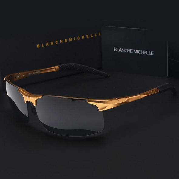 Zoloss - Men's Ultra-Light Aluminum Magnesium Polarized Sunglasses