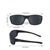 Fashion Wrap Square Frame Retro Decorative Polarized Sunglasses Women Men Versatile Pattern Frame Sunglasses For Adults