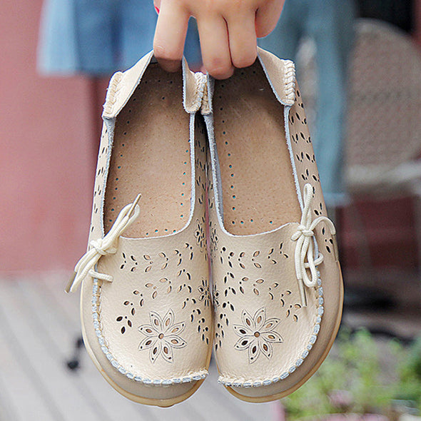 Zoloss Leather Loafers Flats Lo51