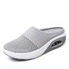 Air-cushioned slip-on walking shoes