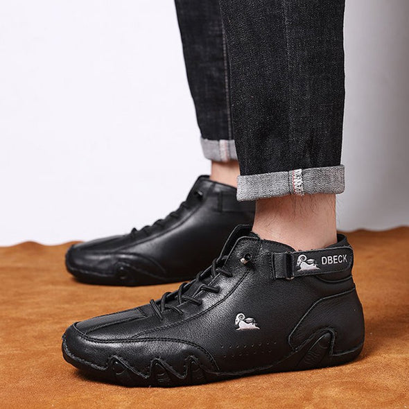 Zoloss Handmade Suede Velcro High Boots