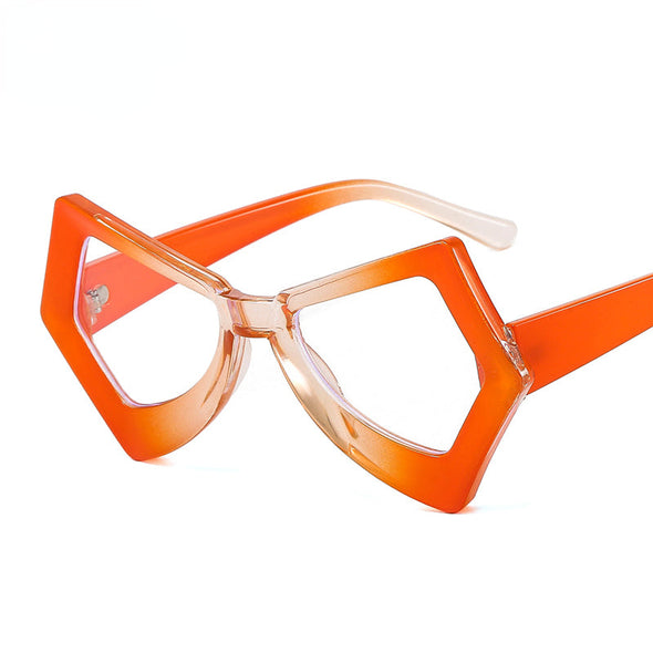 Trendy Irregular Sunglasses Women Men UV400 Punk Sun Glasses Personality Shades Fashion Eyewear Colorful Eyeglasses