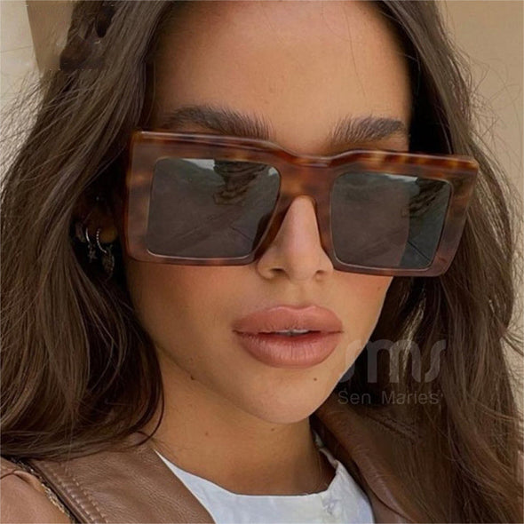 Vintage Women Square Sunglasses Brand Designer Sun Glasses For Men UV400 Driving Eyewear Classic Eyewear Gafas