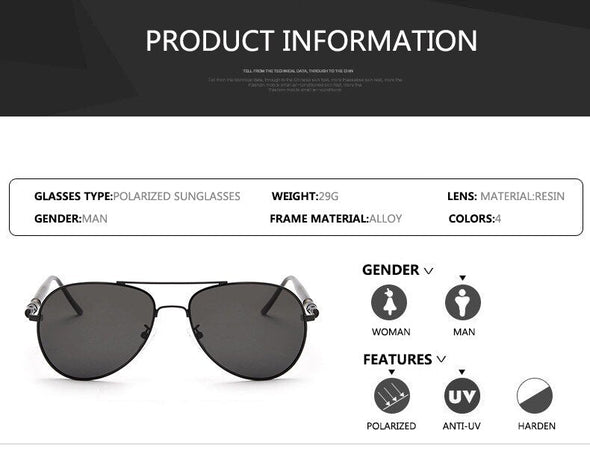 2023 Polarized Fashion Classic Pilot Sun Glasses Fishing Driving Goggles Shades For Women Oculos