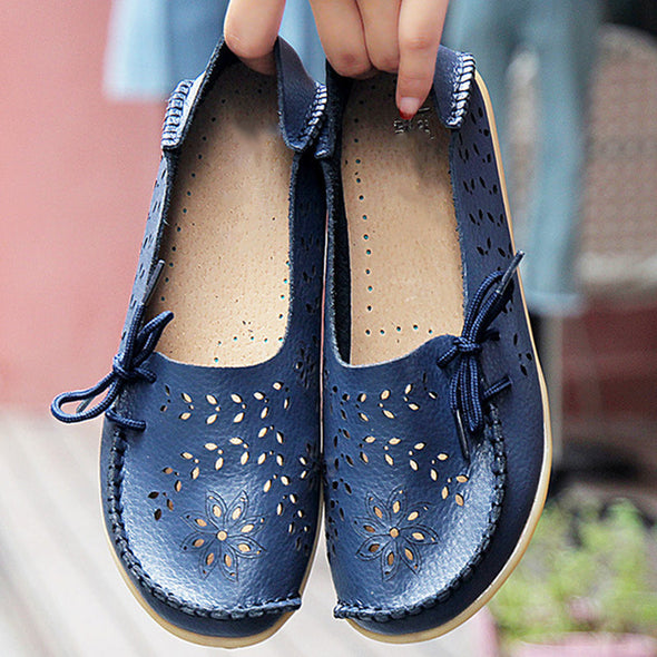 Zoloss Leather Loafers Flats Lo51