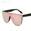 Fashion Unique Rivet Square Sunglasses Women Designer Flat Top Oversized Pink Sun Glasses