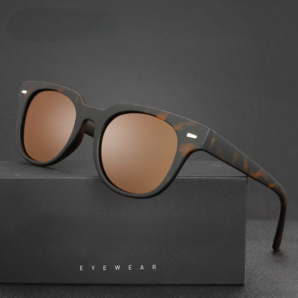Vintage Original Design Sunglasses Men Demi Transparent Style Eyewear High Quailty Sun Glasses Driving