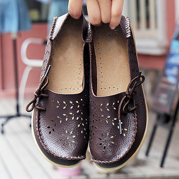 Zoloss Leather Loafers Flats Lo51