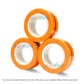 3PCS Finger Magnetic Spinne Colorful Fidget Ring Spinner Magnet Fidget Toys Relieve Anxiety Anti Stress Magnetic Toys Kids Adult