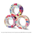 3PCS Finger Magnetic Spinne Colorful Fidget Ring Spinner Magnet Fidget Toys Relieve Anxiety Anti Stress Magnetic Toys Kids Adult