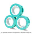 3PCS Finger Magnetic Spinne Colorful Fidget Ring Spinner Magnet Fidget Toys Relieve Anxiety Anti Stress Magnetic Toys Kids Adult