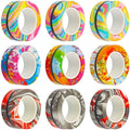 3PCS Finger Magnetic Spinne Colorful Fidget Ring Spinner Magnet Fidget Toys Relieve Anxiety Anti Stress Magnetic Toys Kids Adult