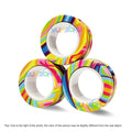3PCS Finger Magnetic Spinne Colorful Fidget Ring Spinner Magnet Fidget Toys Relieve Anxiety Anti Stress Magnetic Toys Kids Adult