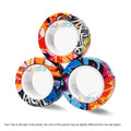 3PCS Finger Magnetic Spinne Colorful Fidget Ring Spinner Magnet Fidget Toys Relieve Anxiety Anti Stress Magnetic Toys Kids Adult