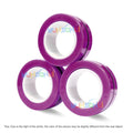 3PCS Finger Magnetic Spinne Colorful Fidget Ring Spinner Magnet Fidget Toys Relieve Anxiety Anti Stress Magnetic Toys Kids Adult