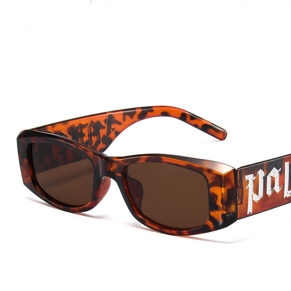 New colorful candy color sunglasses, Red Sunglasses, men's and women's cross-border punk hip-hop show glasses