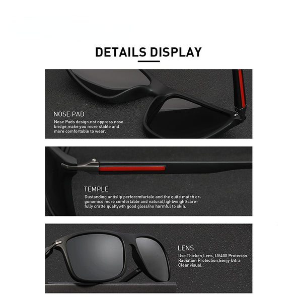 Design Brand New Polarized Sunglasses Men Fashion Trend Accessory Male Eyewear Sun Glasses