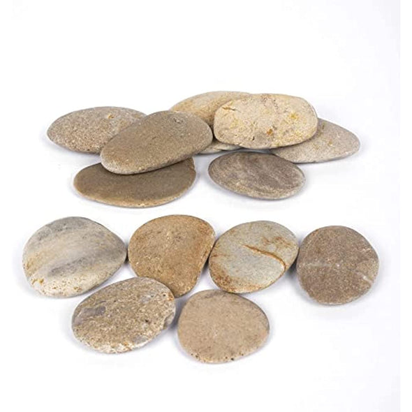 Zoloss 4 lb Smooth River Rocks for Painting - 17 Pcs Painting Rocks. Perfect Gifts for Kid Party, Christmas, Thanksgiving and Children's Day