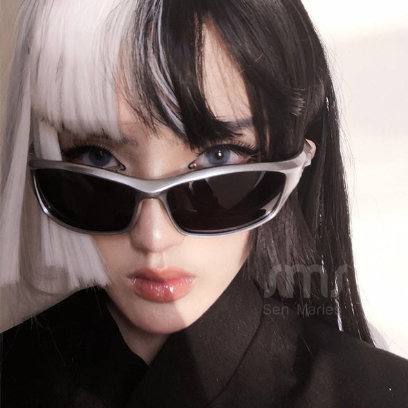 Trendy Women Mirror Sports Sunglasses Men  Punk Sun Glasses Goggle Shades Colorful Fashion Eyewear
