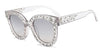 Many Stars Sunglasses Square Women Brand Glasses Designer Fashion Cat Eye Female Shades UV Protection