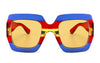 Three Colors Sunglasses Women Shades Goggles Square Frame UV400 Brand Glasses