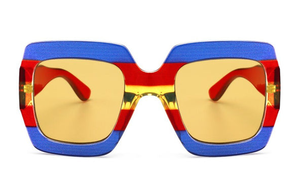 Three Colors Sunglasses Women Shades Goggles Square Frame UV400 Brand Glasses
