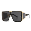46588 Square Oversized One Lens Sunglasses Retro Men Women Fashion Shades UV400 Vintage Glasses
