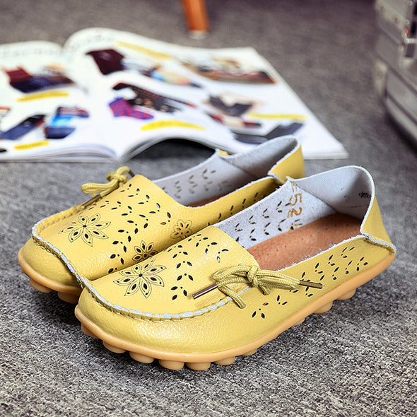 Zoloss Leather Loafers Flats Lo51