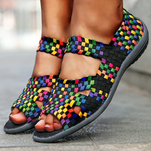 Zoloss Elastic Belt Casual Women Shoes