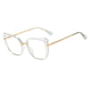 Cat Eye Plastic Titanium Anti Blue Glasses Frames Ultralight Women Optical Fashion Computer Glasses